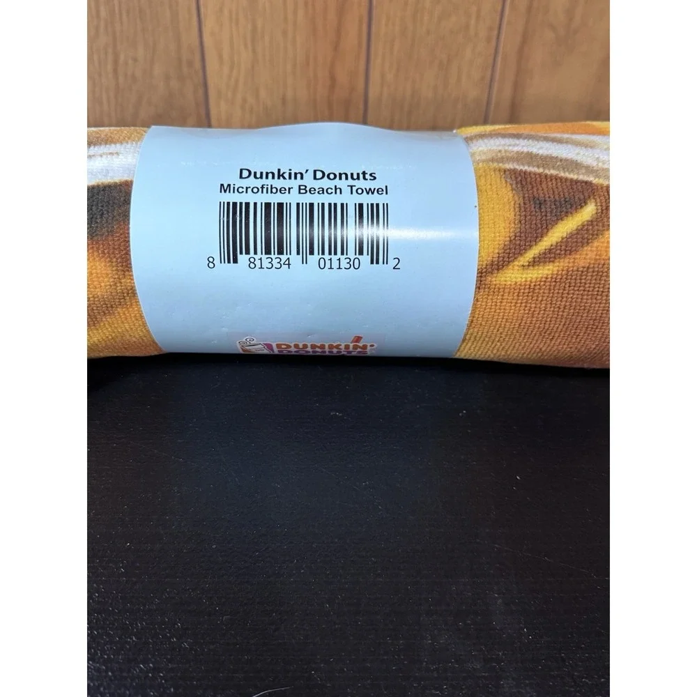 dunkin donuts beach Bath  towel 2018 29x57 Large Iced Coffee Microfiber